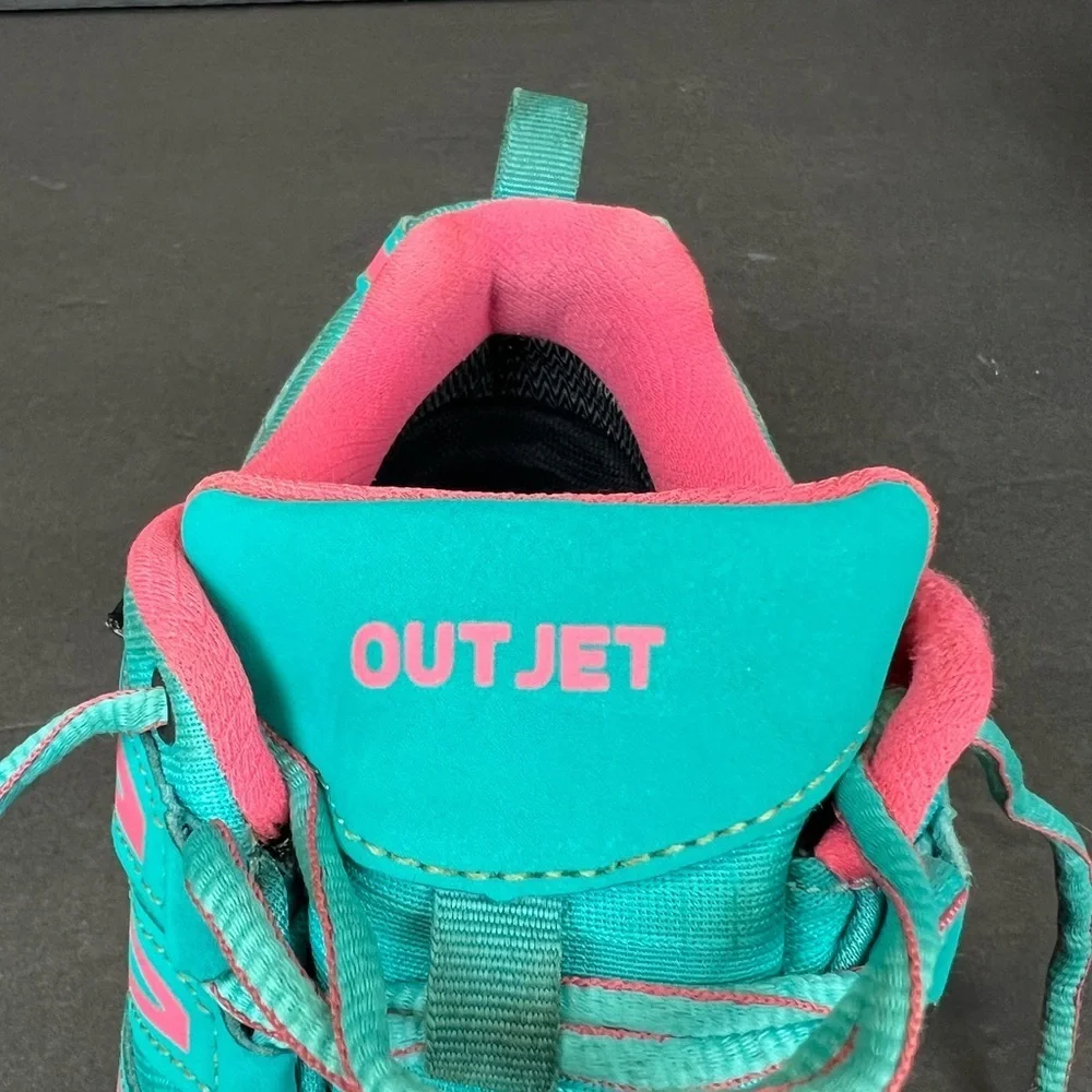 Outjet Waterproof Hiking Shoes Size 7.5 Non-Slip Trails Walking Outdoor Sneakers